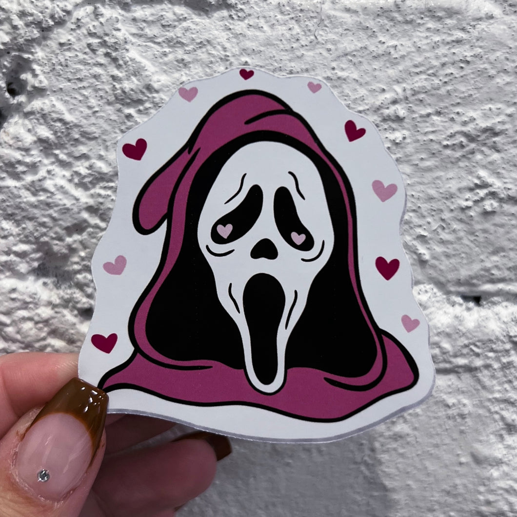 Scream Ghostface Hearts Pink